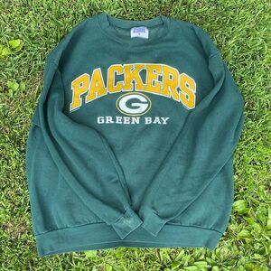 Nfl Men's Green Sweatshirt